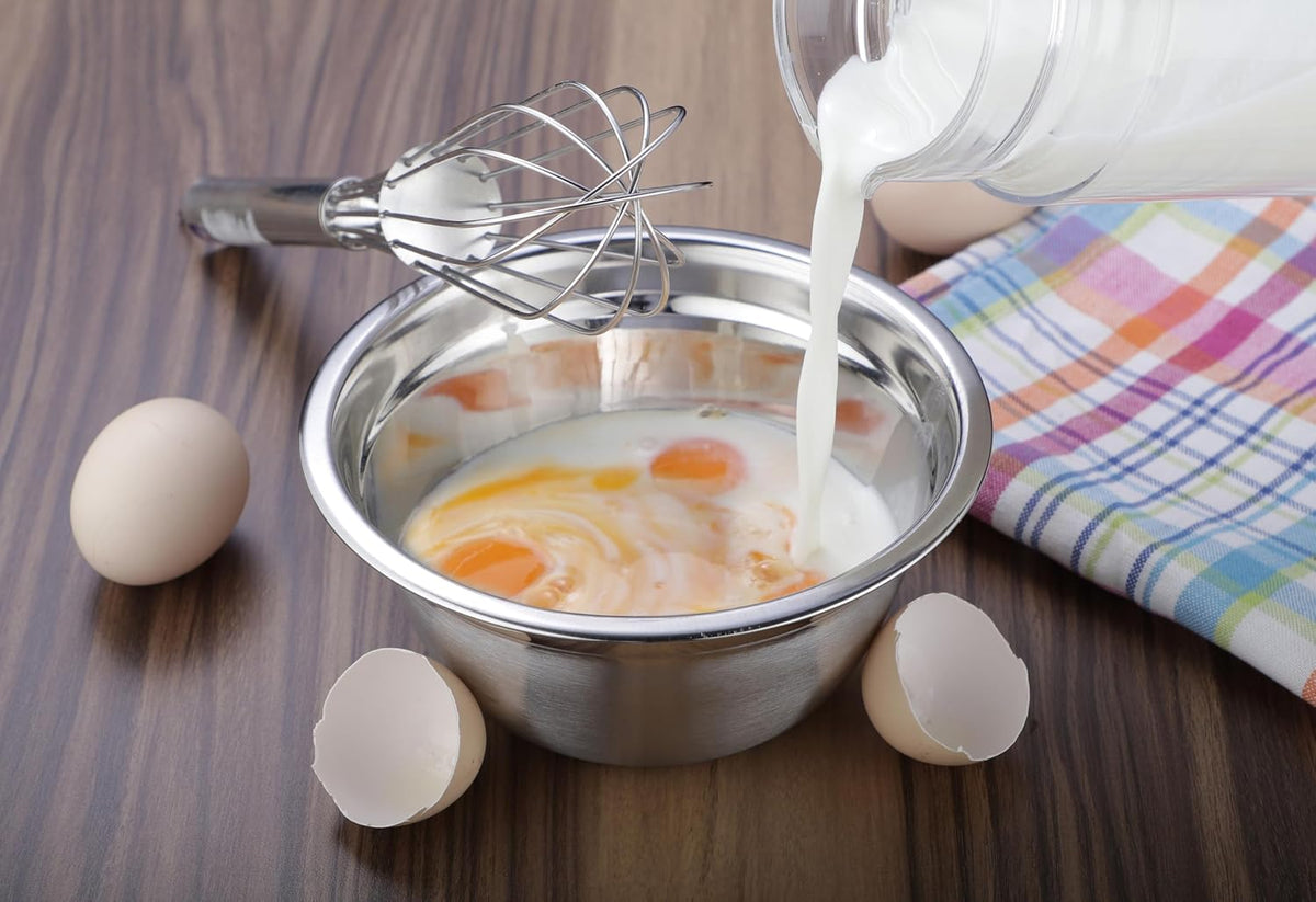 AVADOR® Premium Stainless Steel German Mixing Bowls, Set of 4