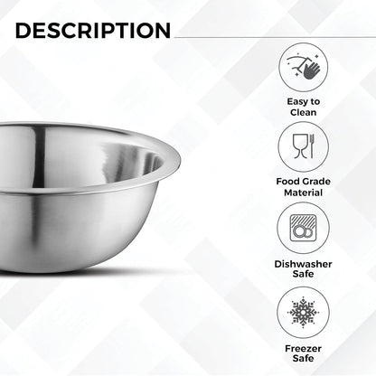 AVADOR® Set of 6 Premium Stainless Steel Mixing Bowls Set
