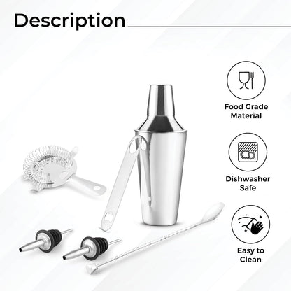 AVADOR® Premium 7-Piece Stainless Steel Bar Set