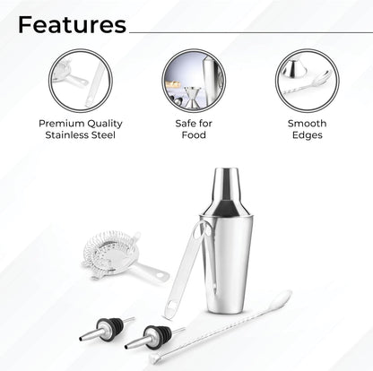 AVADOR® Premium 7-Piece Stainless Steel Bar Set