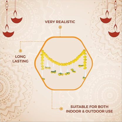 AVADOR® Handmade Artificial Flower Toran / Bandanwal - Design 2