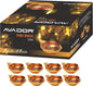 AVADOR® Handmade Brass Indian Puja Oil Lamp, Golden Diya Lamp Engraved Design, 2.5 Inch (8)