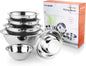 AVADOR® Set of 6 Premium Stainless Steel Mixing Bowls Set