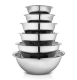 Stainless Steel Bowls Set of 6