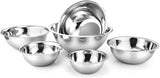 Stainless Steel Bowls Set of 6