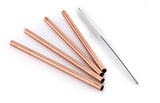 Set of 4 100% Pure Copper Reusable Moscow Mule Straws