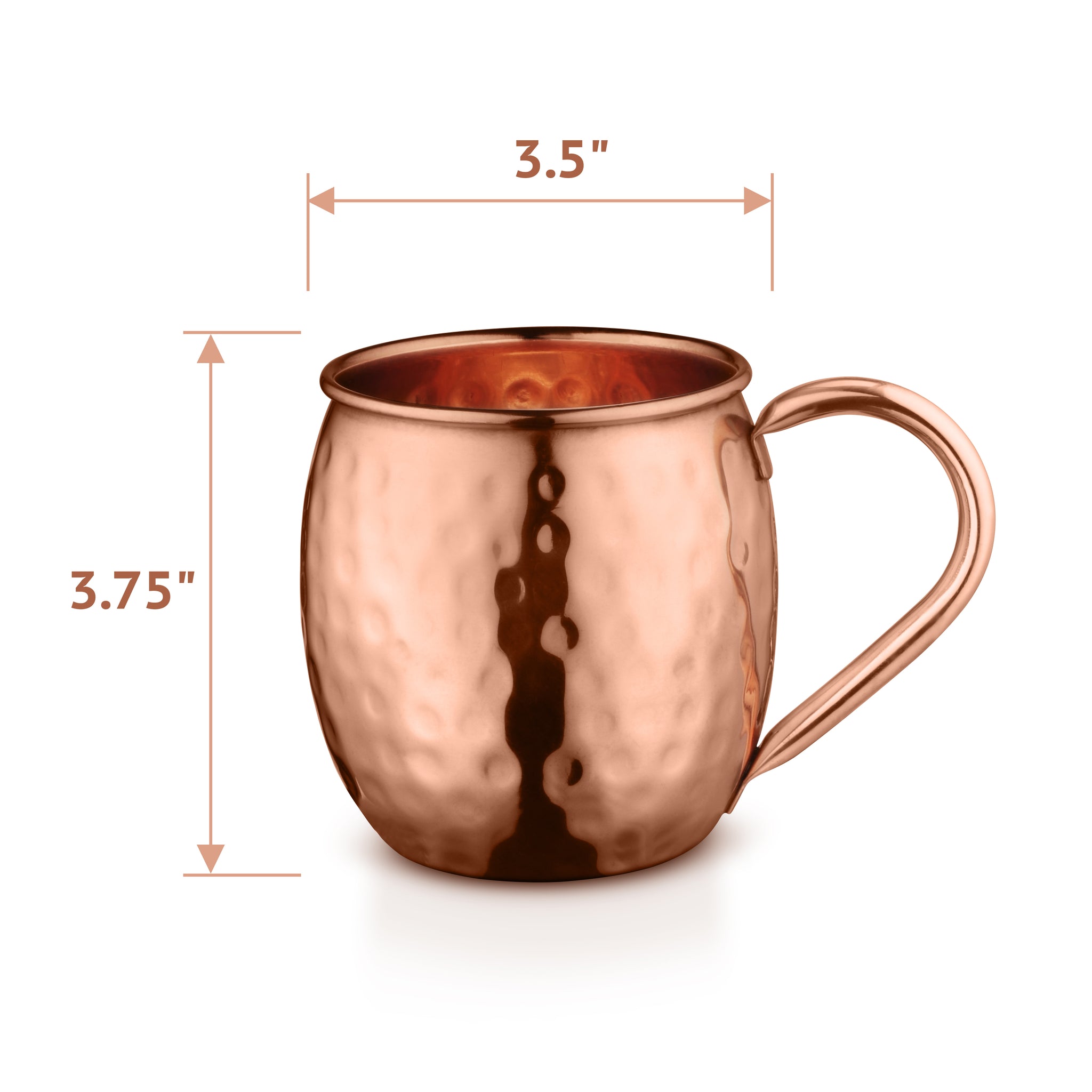 Copper Moscow Mule Mugs with Shot Glass – Avador Business Group Inc.