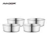 Stainless Steel Dinning Bowls Set of 4
