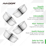 Stainless Steel Dinning Bowls Set of 4
