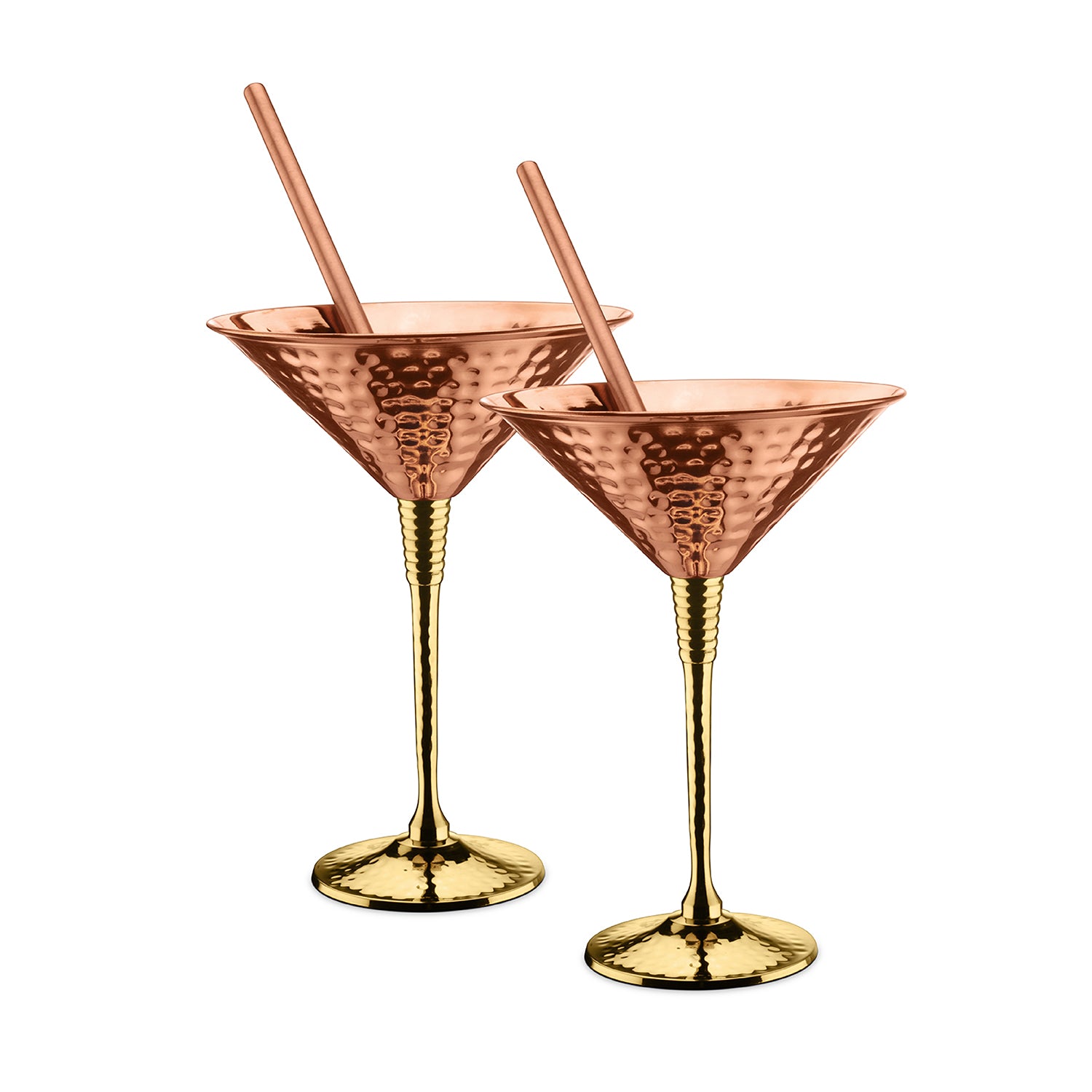 8 oz. Copper Coated Martini Glasses