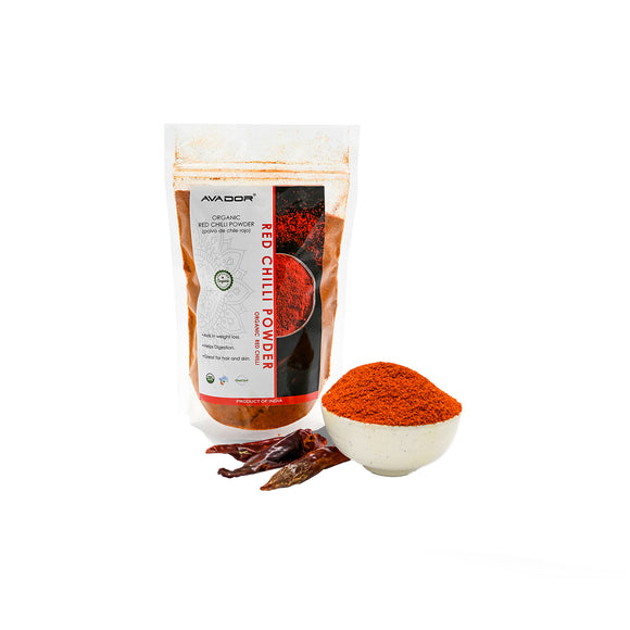 AVADOR Organics Red chilli Powder